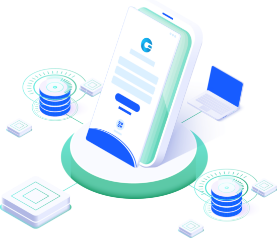 mobile ucaas app illustration