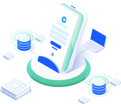 mobile ucaas app illustration